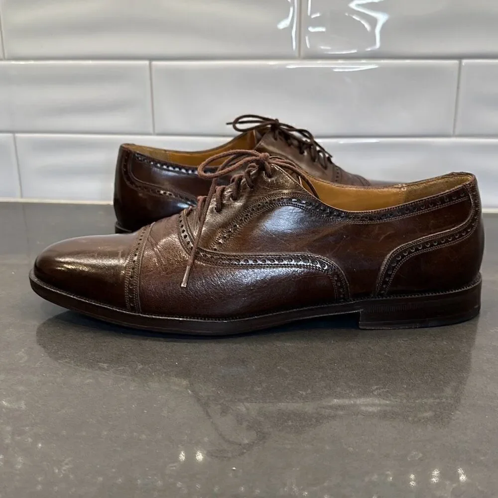 Mezlan Florence Leather Oxford Lace Dress Shoes